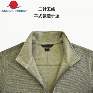 DIRTY GREEN STAND-UP COLLAR 9831