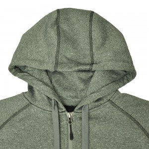 GREY HOODED JACKET