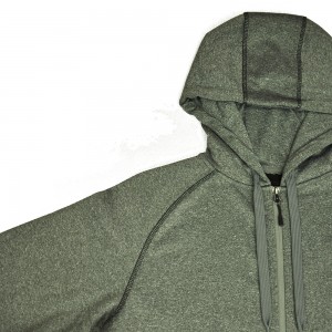 GREY HOODED JACKET