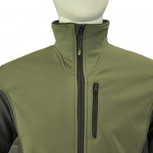 GREEN STITCHING SOFTSHELL