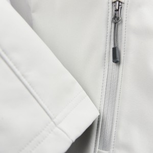 WHITE SOFTSHELL JACKET