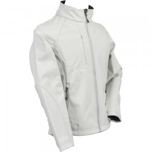 WHITE SOFTSHELL JACKET