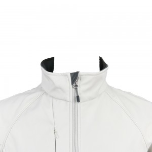 WHITE SOFTSHELL JACKET