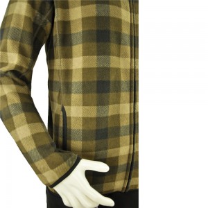 BROWN FLEECE PLAID