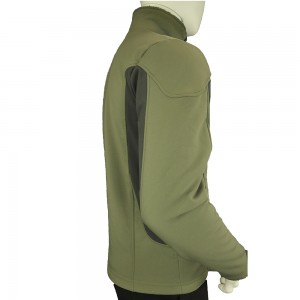 GREEN STITCHING SOFTSHELL