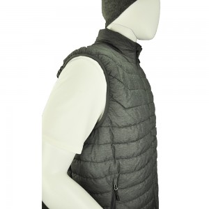 GREY COTTON VEST