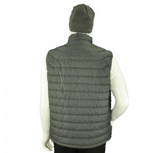 GREY COTTON VEST